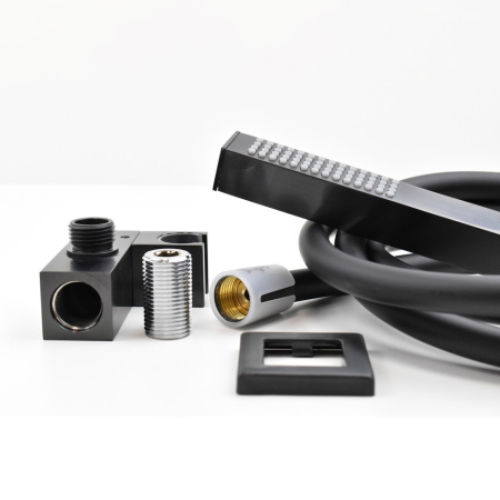 Душевой гарнитур Paini Grazia 21PZ440 черный матовый