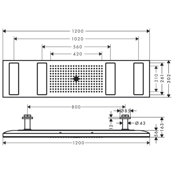 Верхний душ Axor ShowerSolutions 10637000