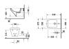 Биде напольное Duravit DuraStyle 22821500001-WG