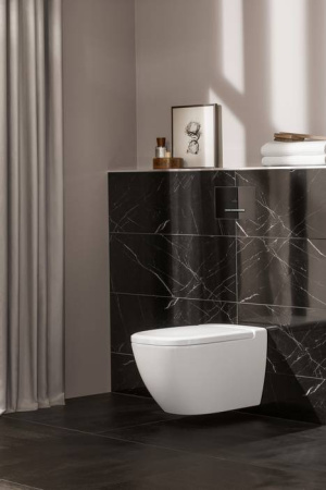 Клавиша смыва Villeroy&Boch ViConnect 922160RB черный глянцевый