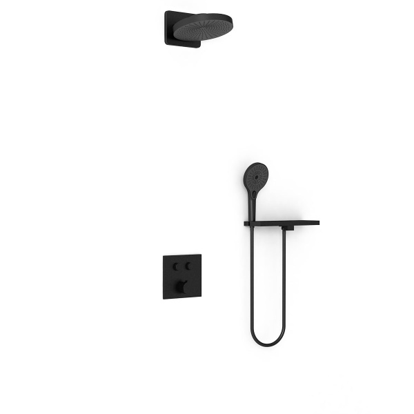 Душевой комплект Vincea Inspire VSFW-4I211RMB матовый черный