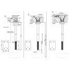 Смеситель для раковины Gessi 316 54124#239 матовая сталь