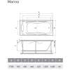 Акриловая ванна 170x75 см Relisan Marina GL000008874