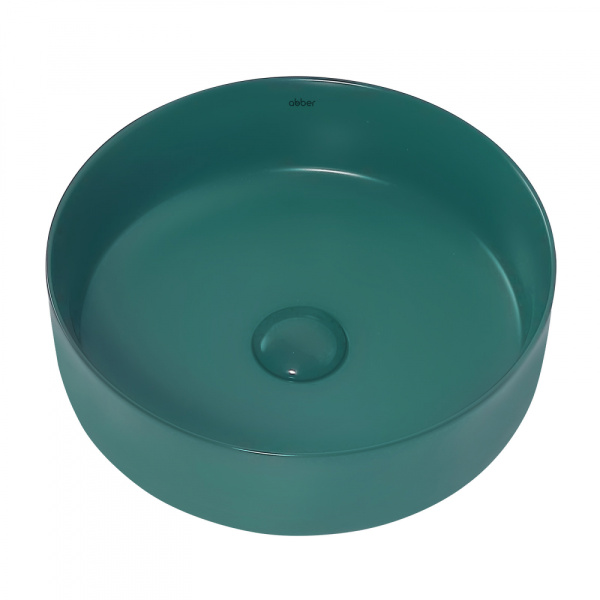 Раковина накладная Abber Bequem 36 AC2108MBG темно-зеленая матовая