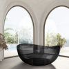 Прозрачная ванна Abber Kristall 150x150 AT9705Onyx оникс