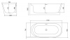 Акриловая ванна BelBagno 170x78 BB410-1700-780-L