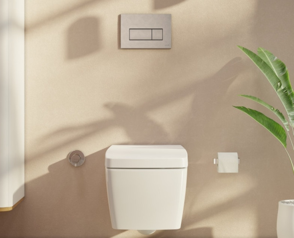 Клавиша смыва Vitra Root Square 740-2395 брашированный никель