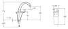 Смеситель для кухни Jacob Delafon CARAFE E18865-CP