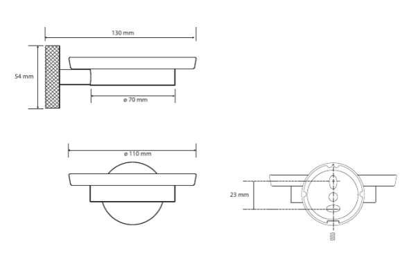 Мыльница Bemeta Stella 166108042