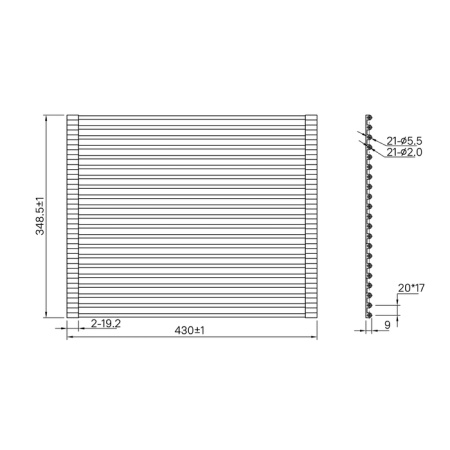 Ролл-мат Iddis Kitchen Line ROL35SRi59 сталь