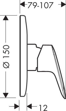 Смеситель для душа hansgrohe Logis 71666000