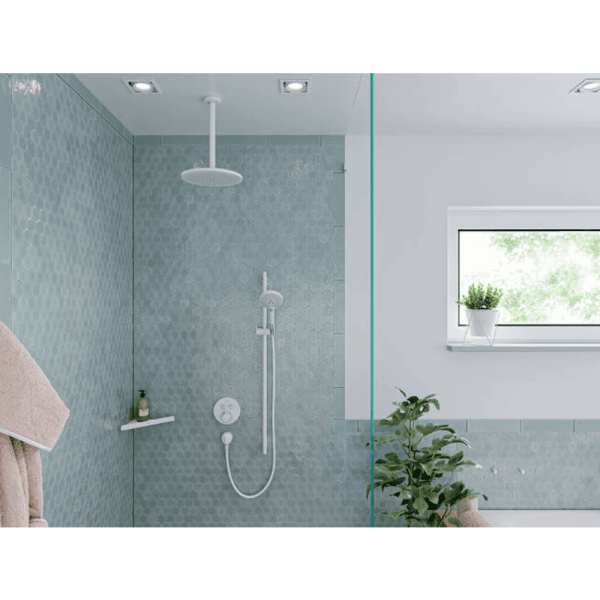 Душевая стойка hansgrohe Unica S Puro 28631700 со шлангом и держателем