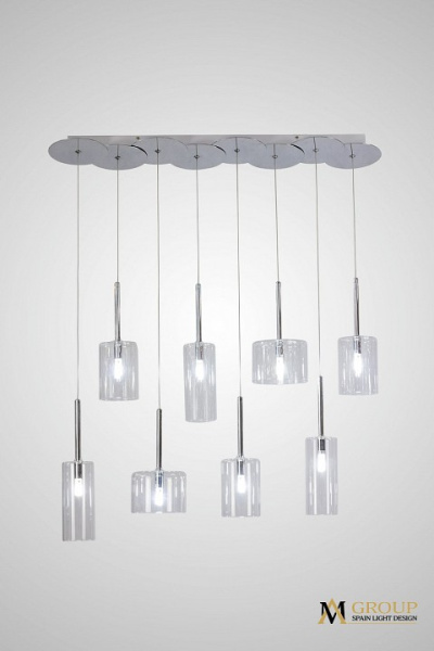 Подвесная люстра AM-Group AM355 AM355-8CLEAR