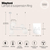 Подвесная люстра Maytoni Круг MOD013PL-04W