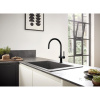 Смеситель для кухни hansgrohe Talis M54 72805670 с запорным вентилем матовый черный