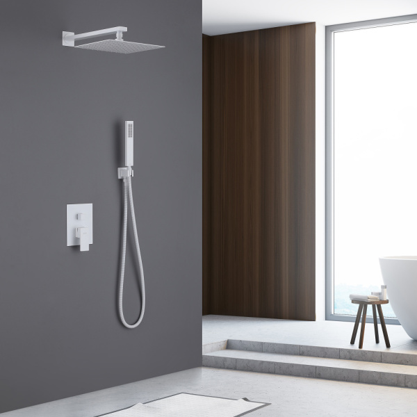 Душевой комплект Abber Daheim AF8219W белая матовая