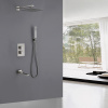 Душевой комплект Abber Daheim AF8250SP с термостатом сатин