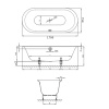 Стальная ванна Bette Lux Oval 170x75 3465-000PLUS
