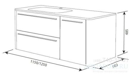 Раковина AM.PM Awe M15WPL1151WG