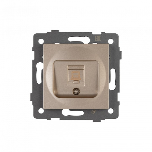 Розетка Ethernet RJ-45 и со шторками, без рамки Arlight SCT 049849