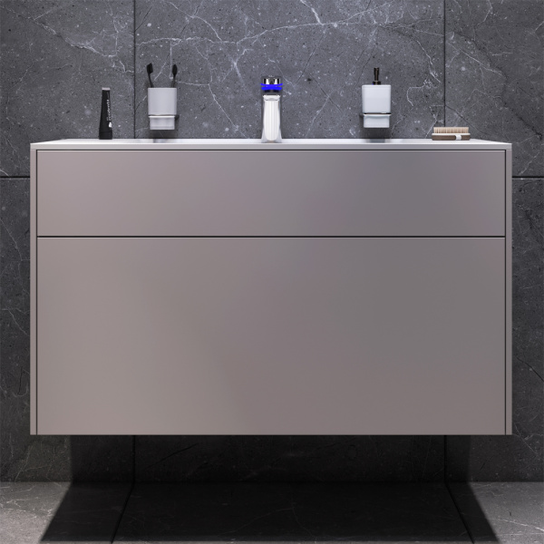Тумба под раковину AM.PM Inspire V2.0 M50AFHX1003EGM 100 см серый матовый