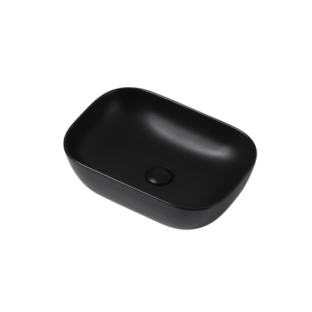 Раковина накладная Abber Rechteck 46 AC2200MB черная матовая