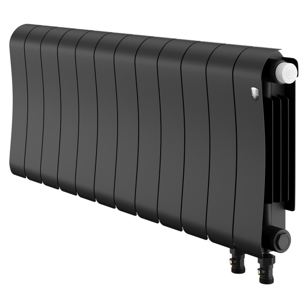 Радиатор биметаллический Royal Thermo Infinity 300 Noir Sable VR80 - 12 секц.