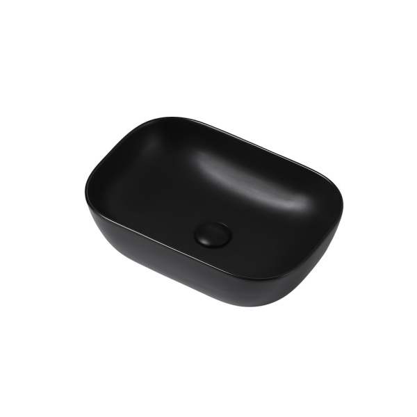 Раковина накладная Abber Rechteck 46 AC2200MB черная матовая