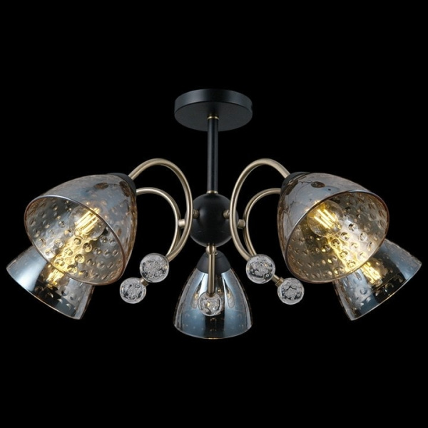 Люстра на штанге ILLUMICO IL0230-5CSQ-29 BK AB