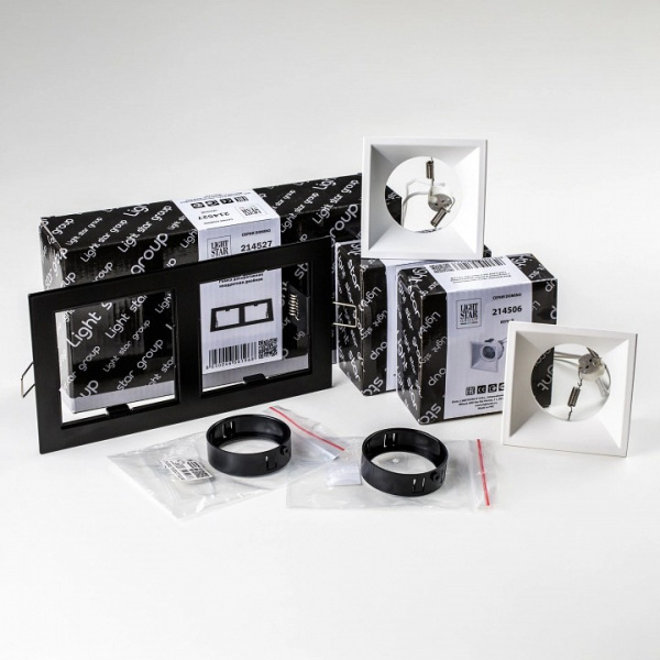 Встраиваемый светильник Lightstar Domino D5270606BMOD