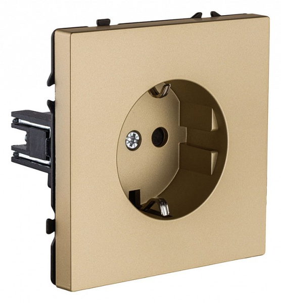 Розетка с заземлением, без рамки Kollinger Eclipse EC-014GD