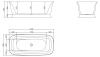 Акриловая ванна BelBagno 170x80 BB400-1700-800