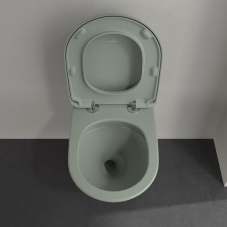 Подвесной унитаз Villeroy&Boch Antao 4674T0R8 утренний зеленый