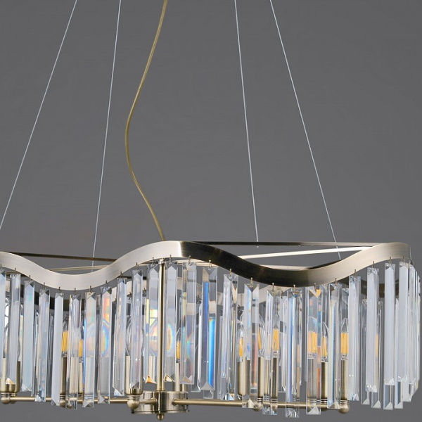 Подвесная люстра ILLUMICO IL3475 IL3475-10PSQ-25AB ELITE