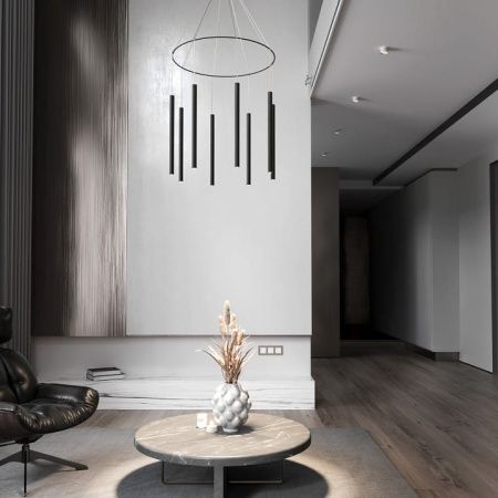 Подвесная люстра Eurosvet  301101 LED черный