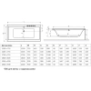 Акриловая ванна 170x75,5 см Excellent Pryzmat WAEX.PRY17WH