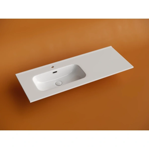 Раковина Ceramica Nova Element CN7006L 121x46,5 см L, накладная, белый