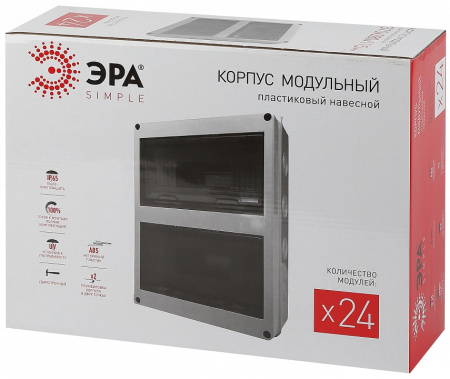 Электрический щиток навесной Эра  KMPN24_IP65