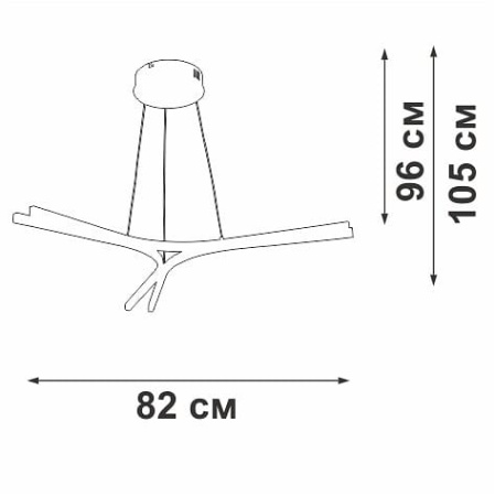 Подвесной светильник Vitaluce V2708 V2708-0/3S