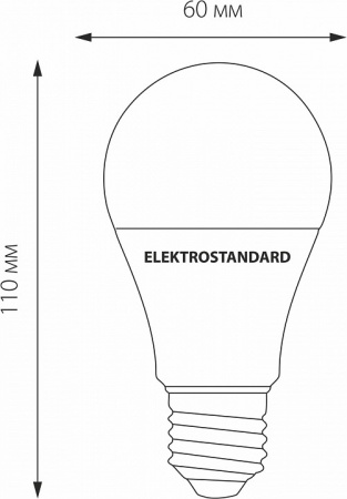 Лампа светодиодная Elektrostandard Classic LED E27 7Вт 4200K a060103