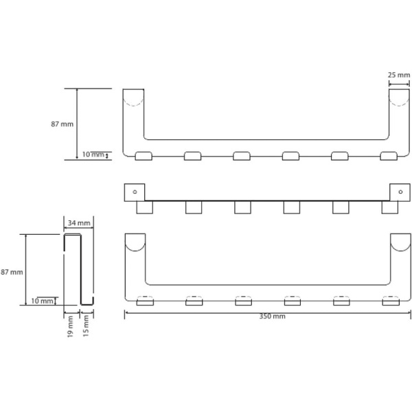 Вешалка Bemeta Neo 101106235