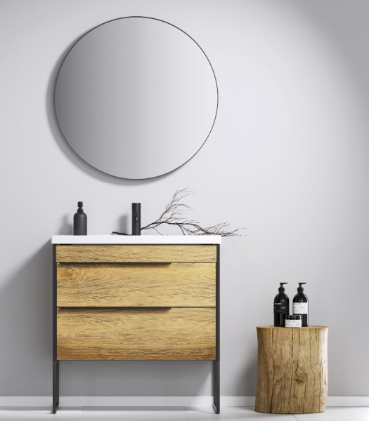 Тумба под раковину Aqwella Fargo 70 FRG0107DB дуб балтийский