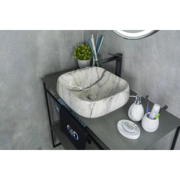 Раковина 45x40 см GID Stone Edition Mnc189