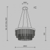 Подвесной светильник Maytoni Сокровище MOD486PL-L38BSK