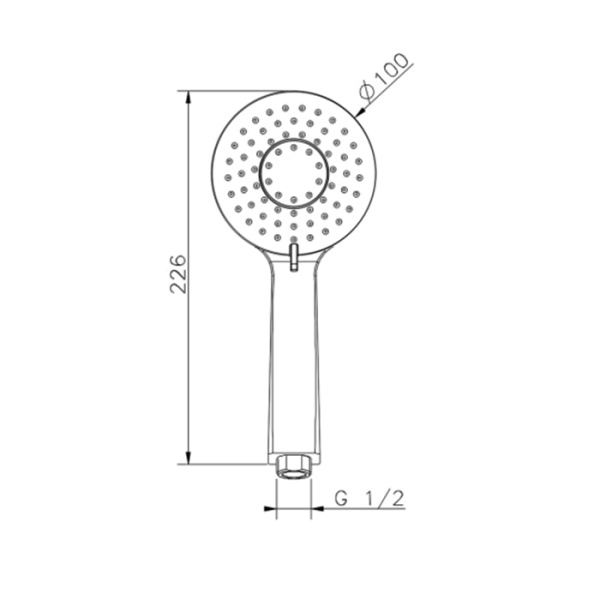 Лейка для душа Cisal Shower DS01438021