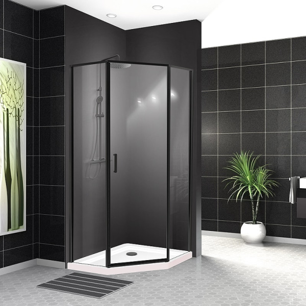 Душевой уголок BelBagno Uno 100х100 UNO-195-P-1-100-C-NERO