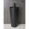 Раковина GID Nb131bm 40x40 см, напольная, черный матовый