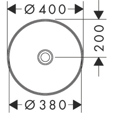 Раковина Hansgrohe Xuniva S 40 60164450