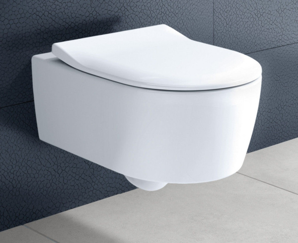 Унитаз подвесной Villeroy&Boch Avento 5656RS01 с сиденьем микролифт