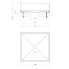 Раковина Gessi 316 40 см 54605#239 хром